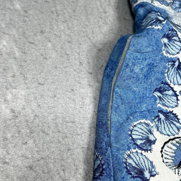 Ranna Gill Shorts Large Floral Multicolor Pull On Linen Blend Floral Pockets - Picture 5 of 13